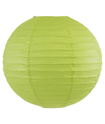 Lámpara China Verde Limón 20 cms