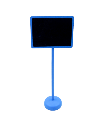 Mini pizarra con base Azul