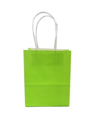 Shopping Bag Verde Limón Peq X12