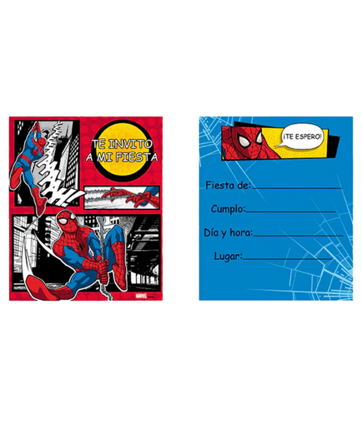 Invitaciones Spiderman