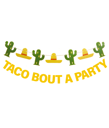Guirnalda Taco Party