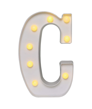 Lámpara Letra C