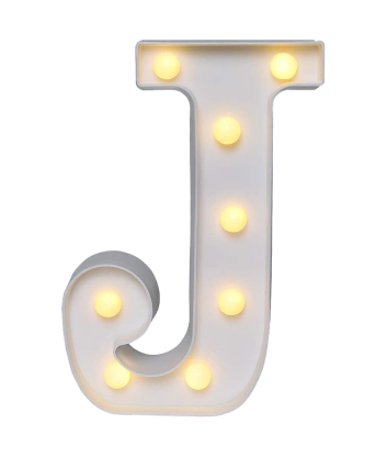 Lámpara Letra J
