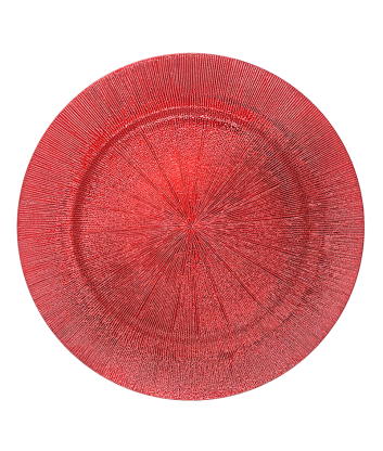 Plato Base Rojo