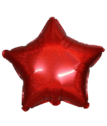 Globo Estrella Rojo
