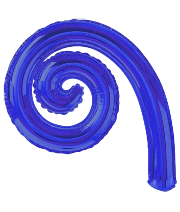 Globo Espiral Azul