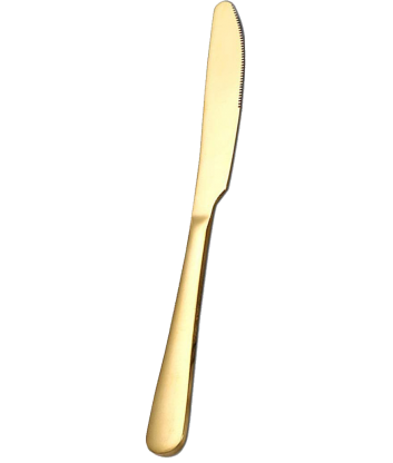 Cuchillo Dorado x10