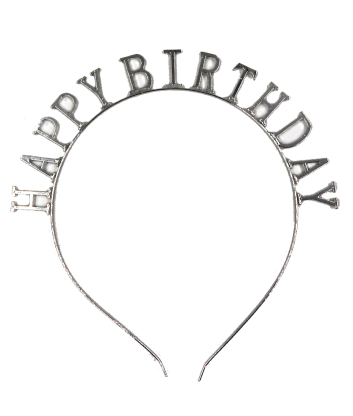 Diadema Happy Birthday Pl.