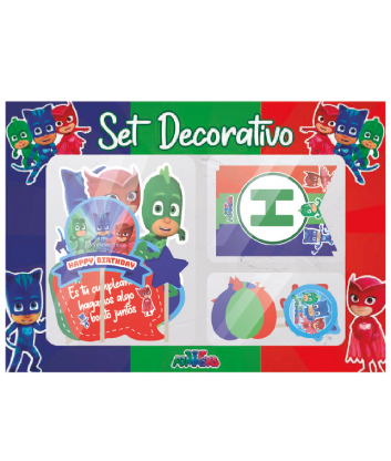 Set Decorativo PJ Mask