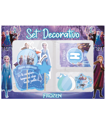 Set Decorativo Frozen