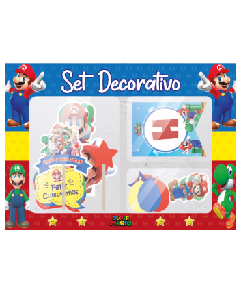 Set Decorativo Mario Bros