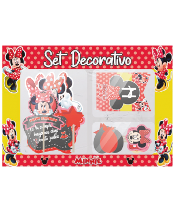 Set Decorativo Minnie
