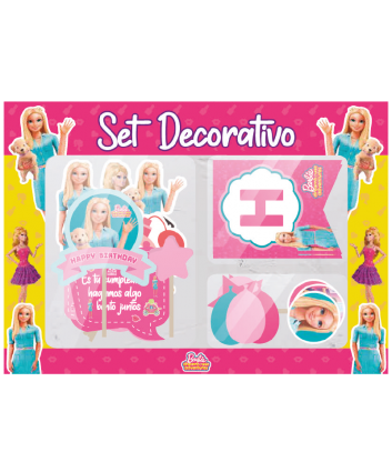 Set Decorativo Barbie