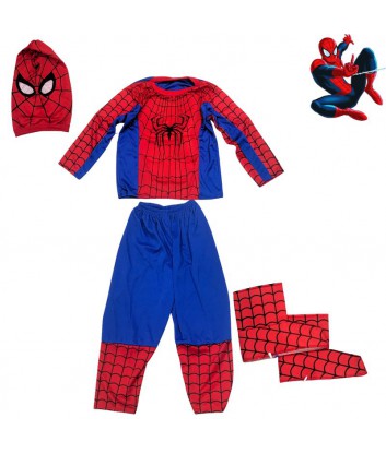 DISFRAZ SPIDERMAN TRADICIONAL T4