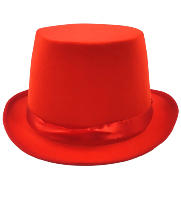 SOMBRERO ROJO GAMUZA XU