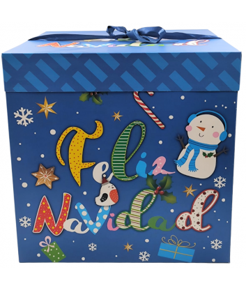 CAJA REGALO ARMABLE  NAVIDAD XU 120B .REF:YXL5163X