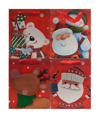 FUNDA NAV. SANTA CLAUS/PERSOANJES 3D 18X23X10CM X7