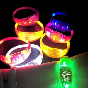 12 BRAZALETE MUSICAL LUCES 5/COL