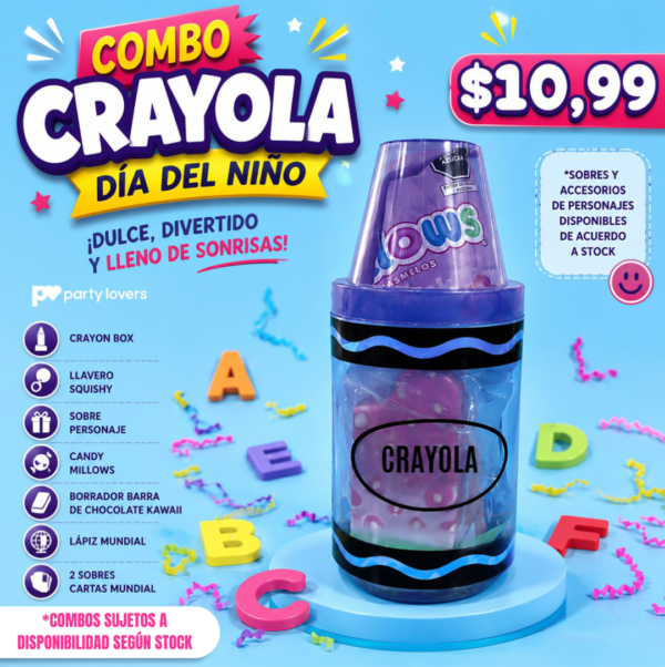 COMBO CRAYOLA NIÑOS