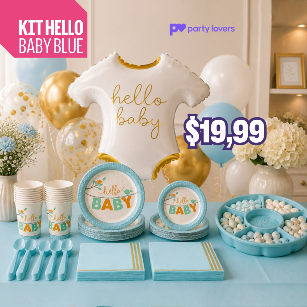SET HELLO BABY BLUE