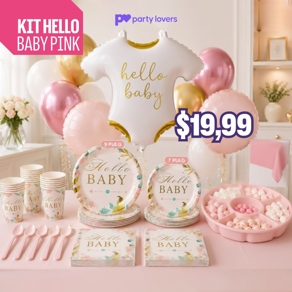 SET HELLO BABY PINK