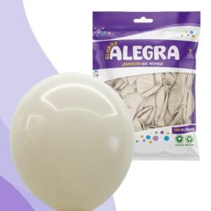 PAQ. DE GLOBOS R12 ARENA x100 UNIDADES