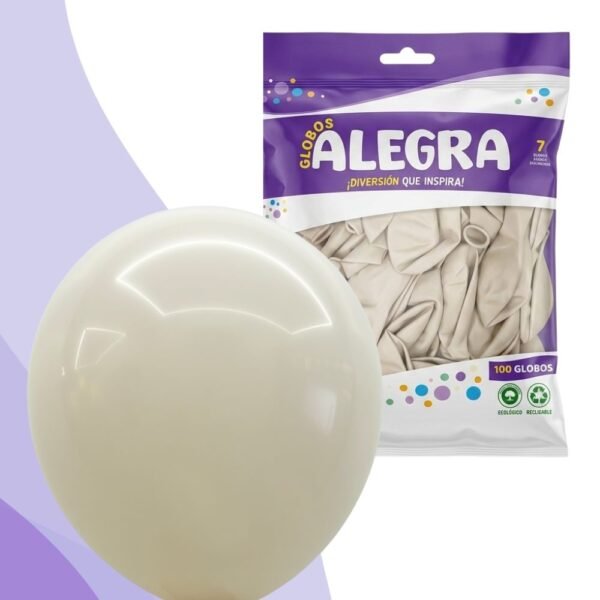 PAQ. DE GLOBOS R12 ARENA x100 UNIDADES