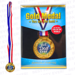 MEDALLA ORO BEST DAD EVER