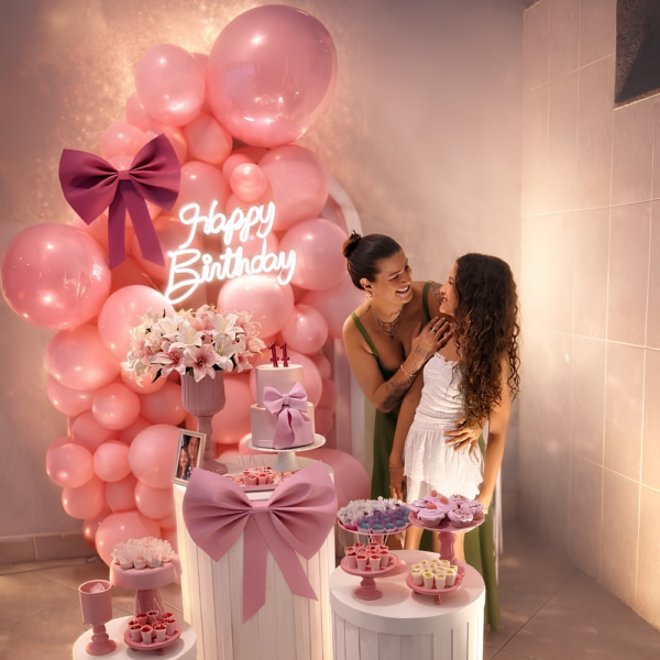 LETRERO LED HAPPY BIRTHDAY
