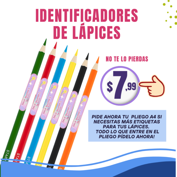 IDENTIFICADORES DE LÁPICES EN UVTDF