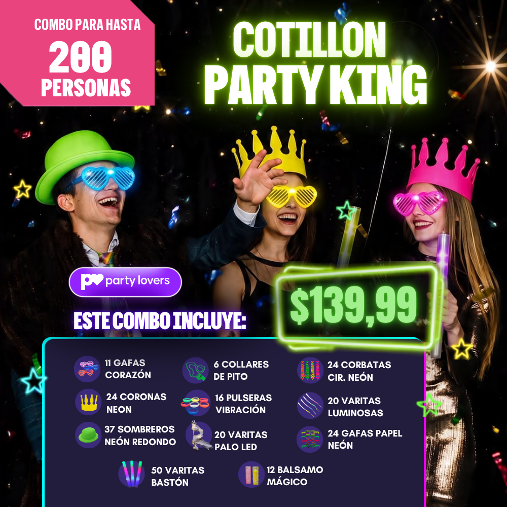 COTILLÓN: PARTY KING