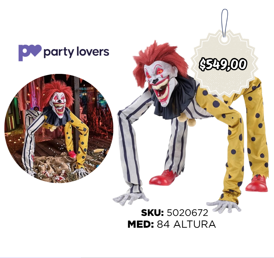 ANIMATRONIC MUÑECO PAYASO