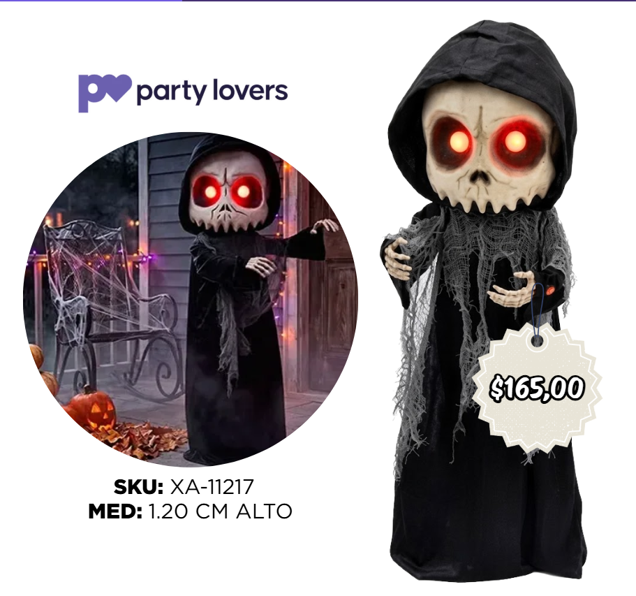 MUÑECO PARCA ANIMATRONIC X2B