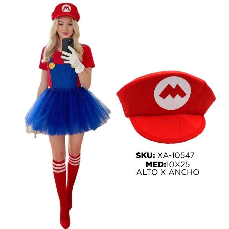 SOMBRERO ROJO MARIO XU X360B