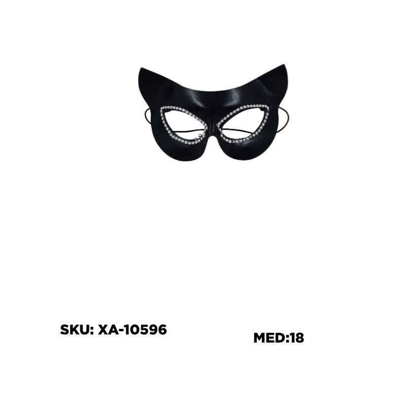 ANTIFAZ GATO NEGRO CON PLATEADO XU X720B