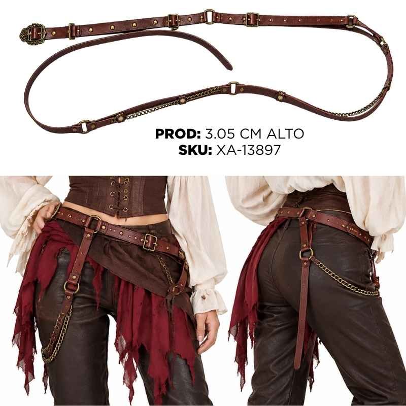 ACCESORIO CINTURON CAFE XU X100B