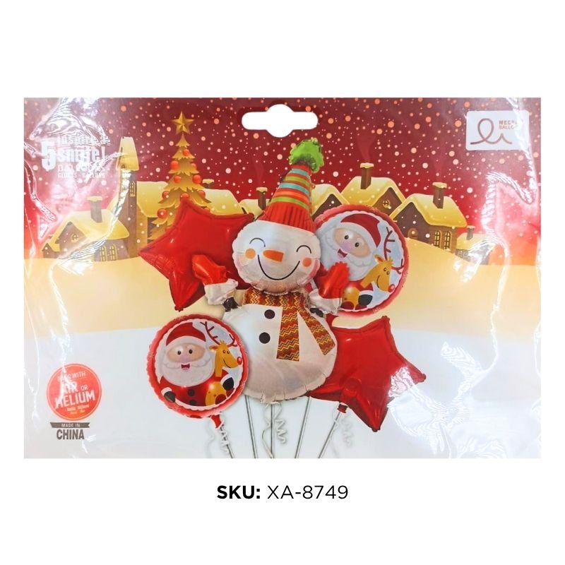 BOUQUET NUÑECO NIEVE 5PCS XU BX150