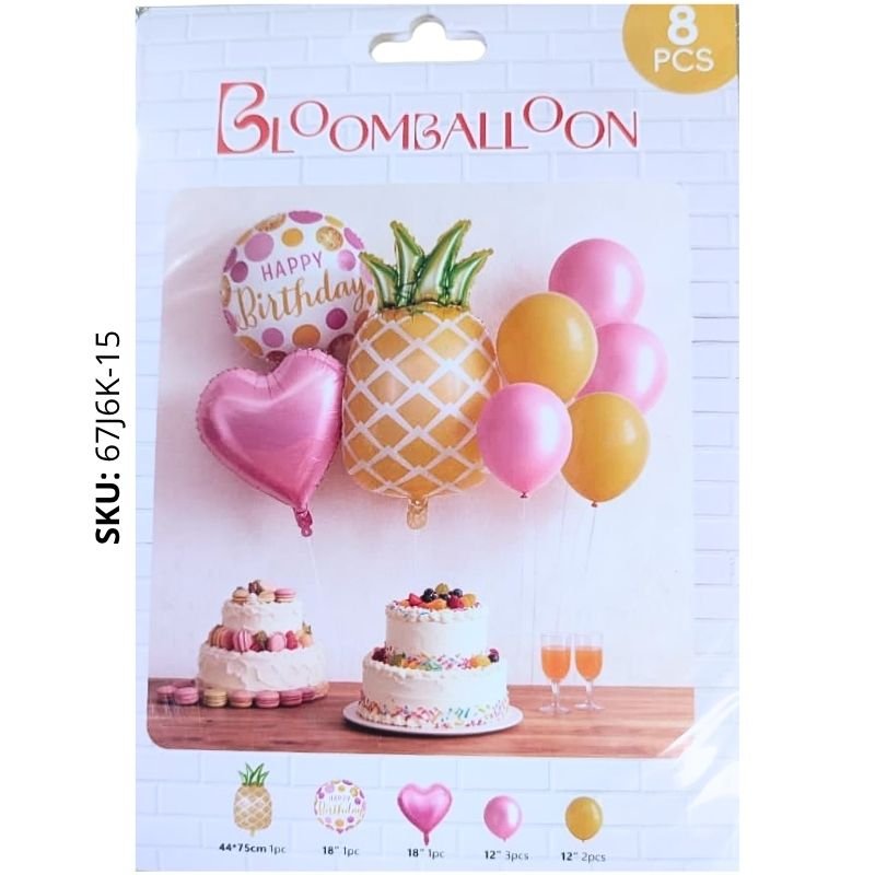 BOUQUET PIÑA HAPPY/BDAY X8PZS