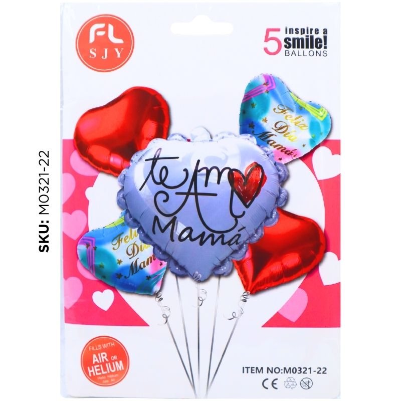 BOUQUET TE AMO MAMA 5PCS