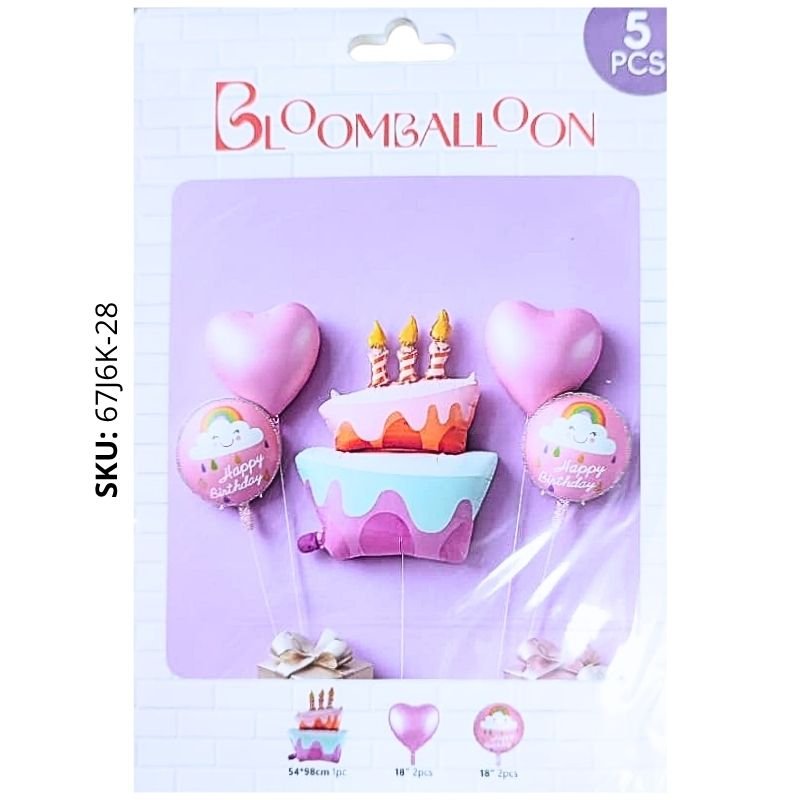 BOUQUET TORTA CON VELA HAPPY/BDAY X5PZS