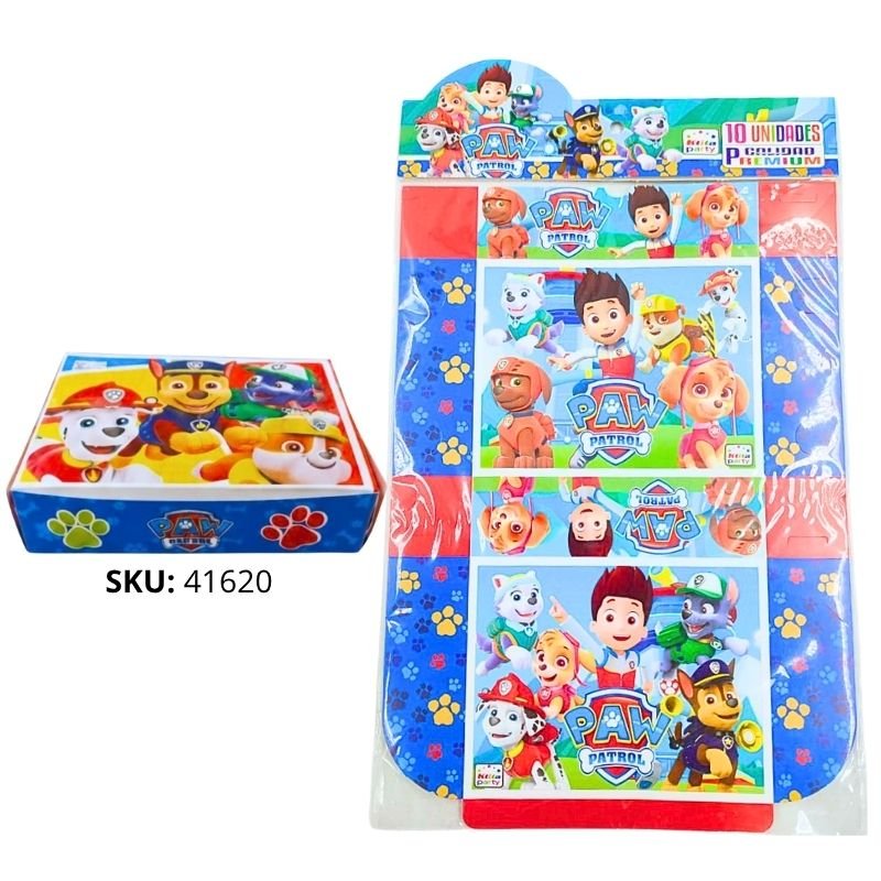 CAJA TORTA PAW PATROL X10 (UNI)