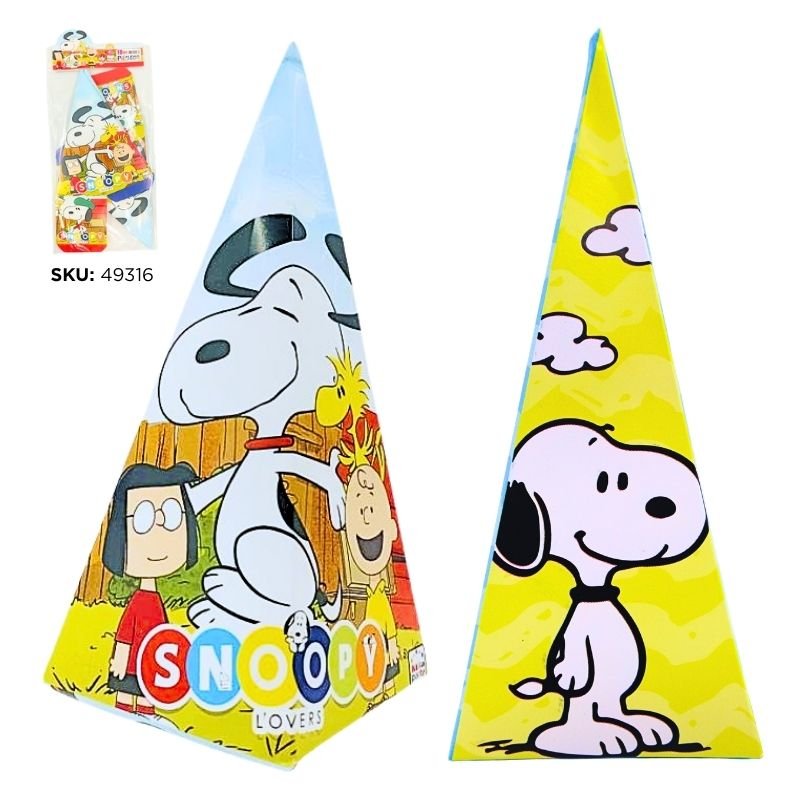 CAJA TRIANGULAR SNOOPY X10 (TR)
