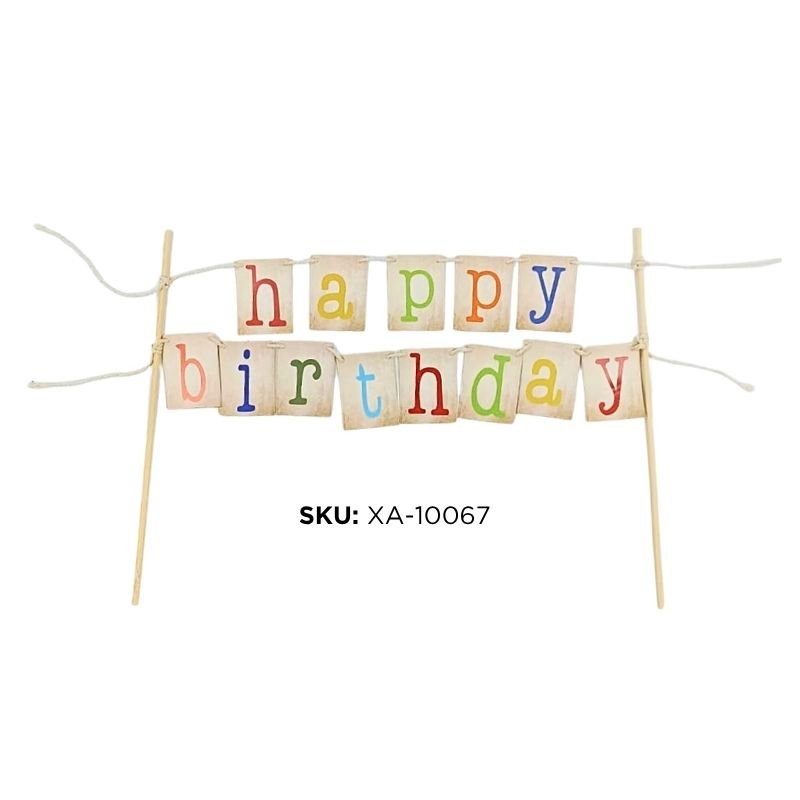 CAKE TOPPER H/BIRTHDAY XU BX600