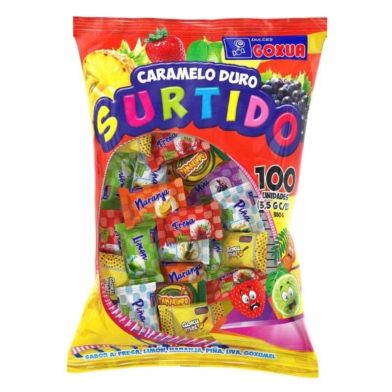 CARAMELO SURTIDO FUNDA 350G CJA/30