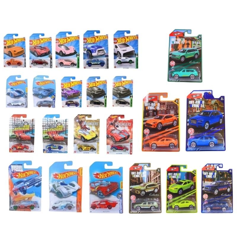 CARRO BLISTER HOTWHEEL V/MOD XU