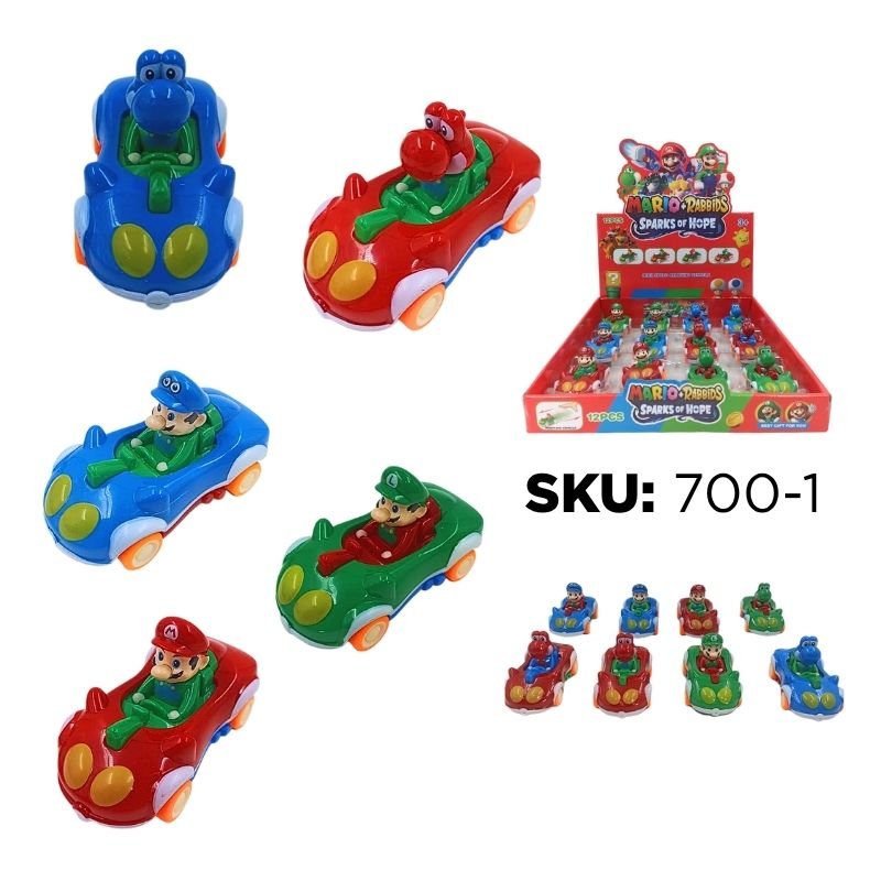 CARROS FRICC MARIO BROS V/MOD XU CX12 BX48