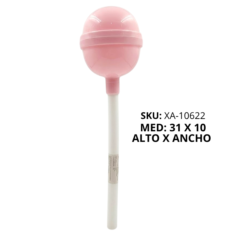 CHUPETERA PLASTICO PQ ROSA X500B