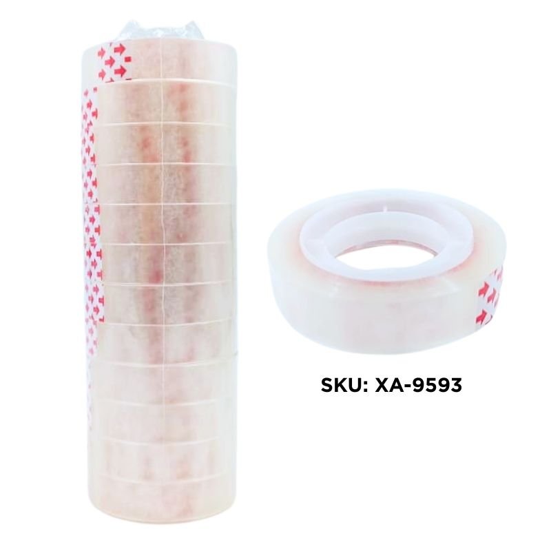 CINTA ADHESIVA TRANSP PEQ X12PCS X60B