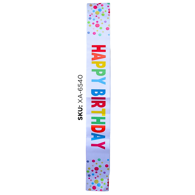 CINTA HAPPY BIRTHDAY BLANCA X1200B