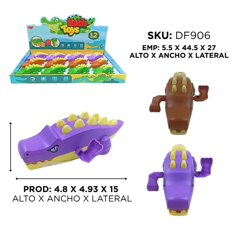 COCODRILO CUERDA 3COL CX12 B288